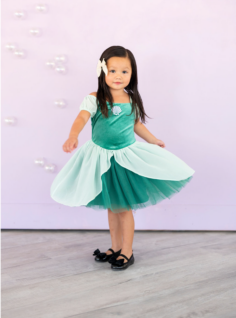 Pretty Sky Blue Readymade Princess Kids Gown DT51042